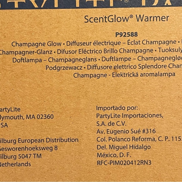 PartyLite ScentGlow Champagne Diffuser - Picture 4 of 4